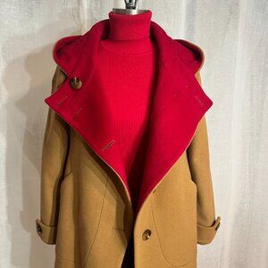Pendleton Wool Coat with Hood – XXS, Camel